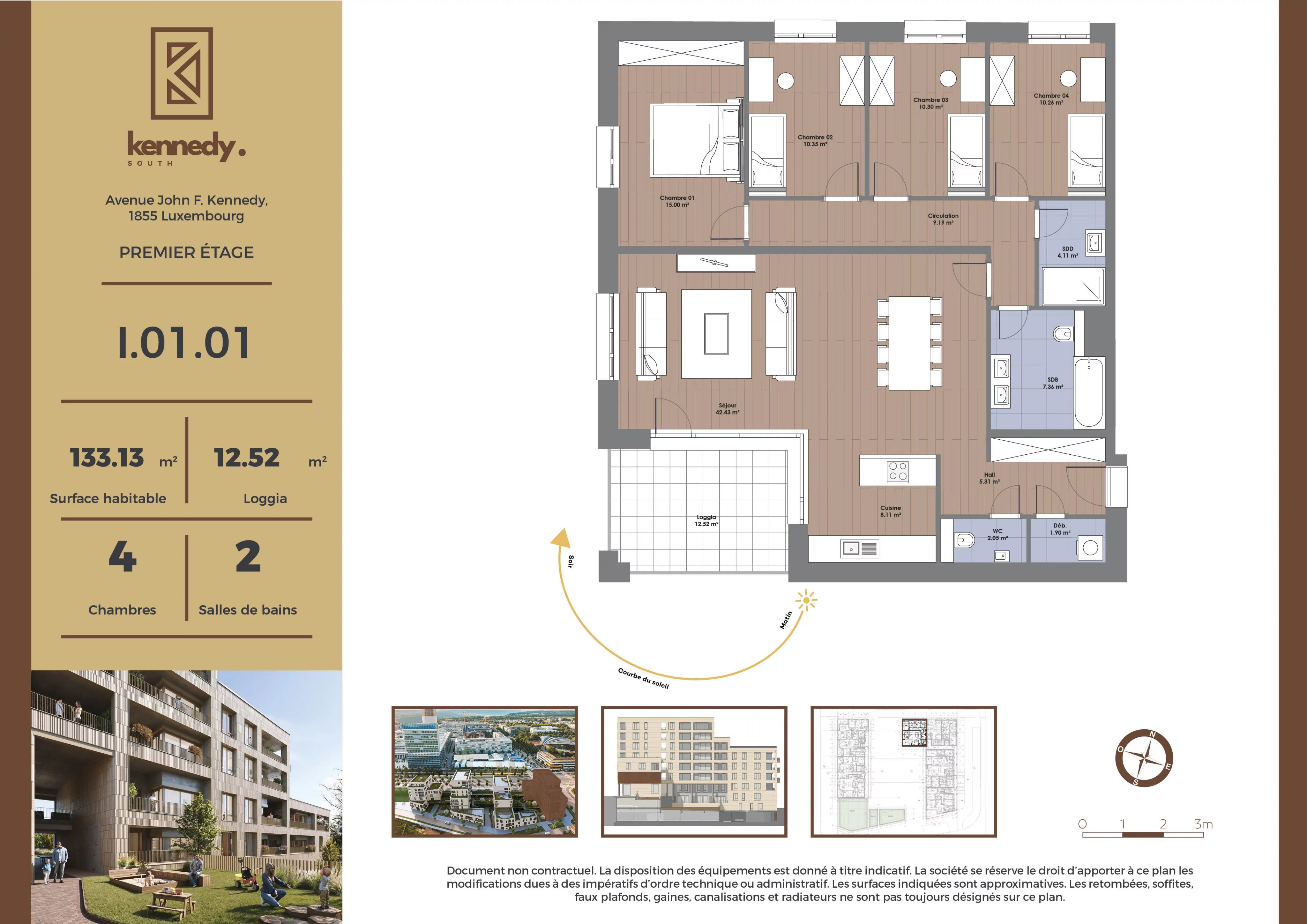 Image - for sale Apartment in Luxembourg-Kirchberg